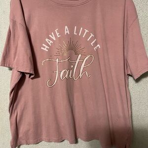 Maurices Pink Short Sleeve Tee